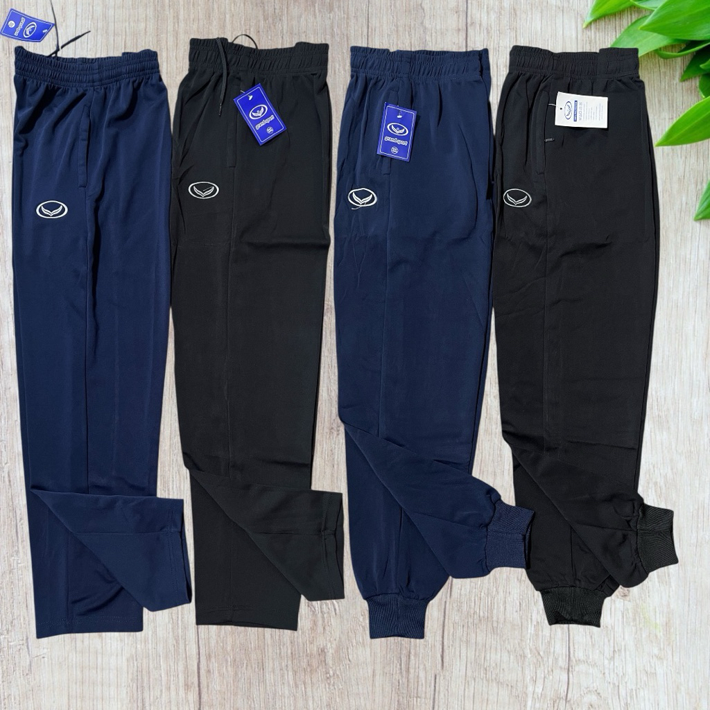 กางเกงวอร์มขาปล่อยกับขาจั้ม Grand Sportsใส่ได้ทั้งผู้หญิงทั้งผู้ชาย ผ้าPolyester นุ่มสบาย ระบายอากาศได้ดี