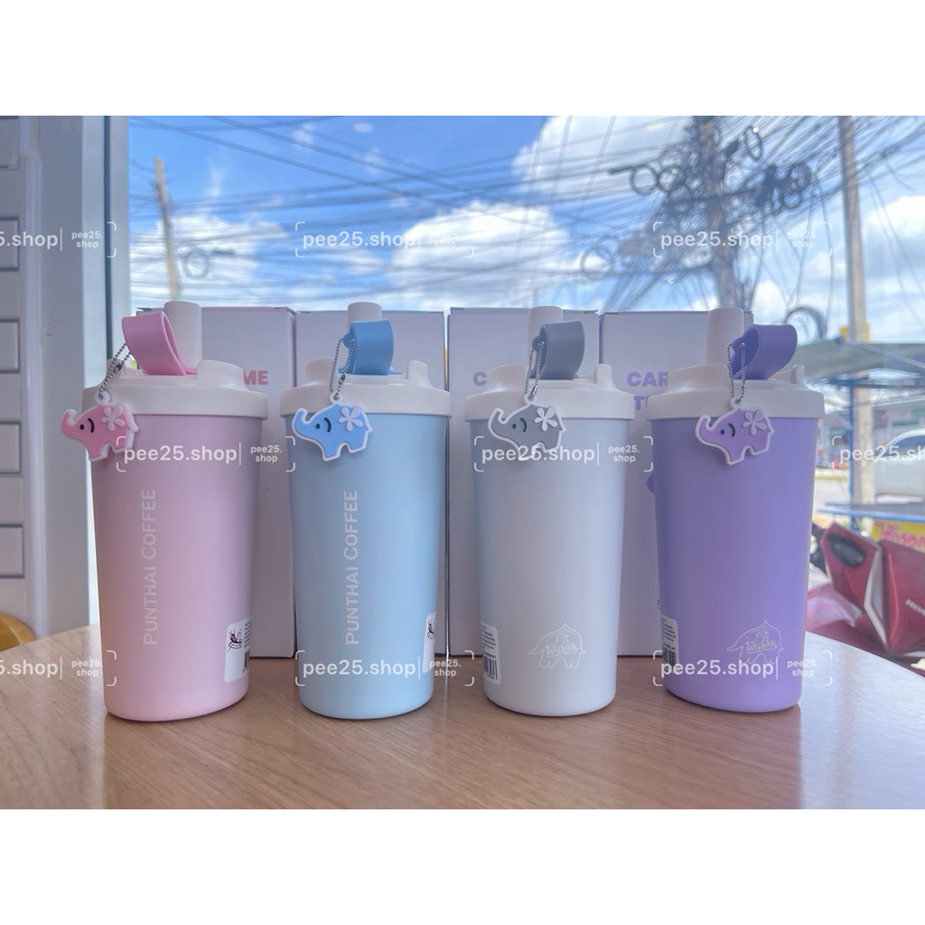 📌พร้อมส่ง📌แก้วกาแฟพันธุ์ไทยLocknLock แก้วเก็บความเย็น รุ่นใหม่ล่าสุด ขนาด500ml.