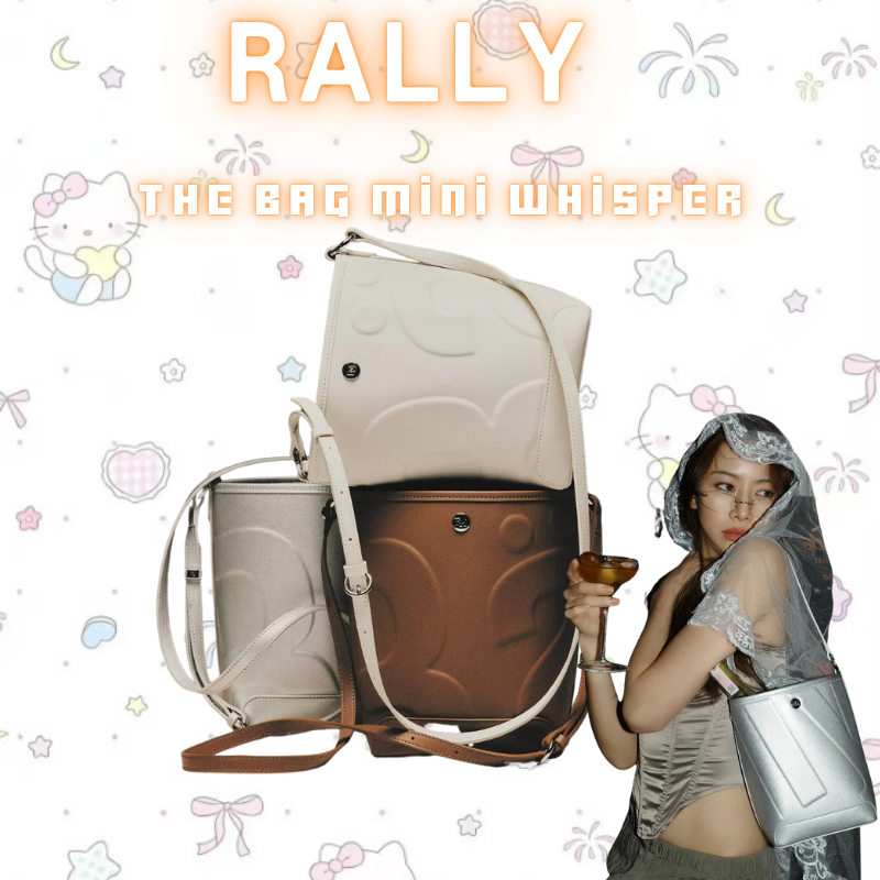 💯ของแท้🤎Rally The Bag Mini Whisper ทั้ง3 สี💍กระเป๋าถือ สะพายข้างพร้อมสายยาว🚚พร้อมส่งทันที