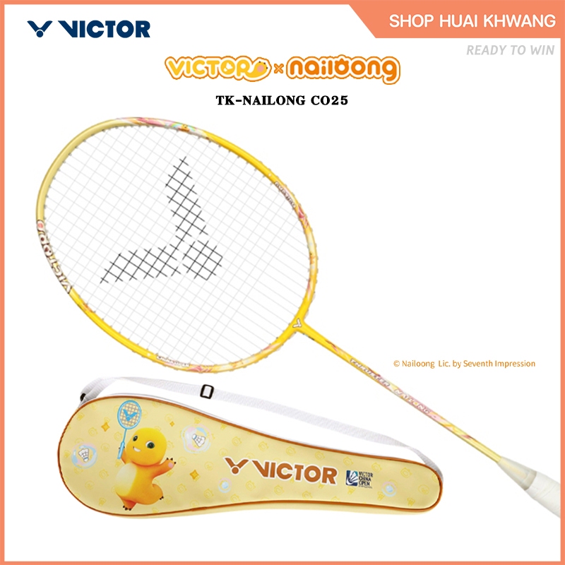 VICTOR COLLECTION NAILONG ไม้แบดมินตัน รุ่น TK-NAILONG แถม เอ็น VS-100 + ซองหนัง (โปรดอ่านรายละเอียด