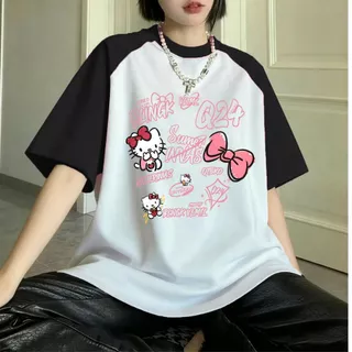 ChillTee📦เสื้อน่ารักoversizeอเมริกัน คอกลมT-shirt ผ้าCottonแขนสั้น ใส่สบาย ไม่ต้องรีด unisexพิมพ์ลาย "Monster"【COD】