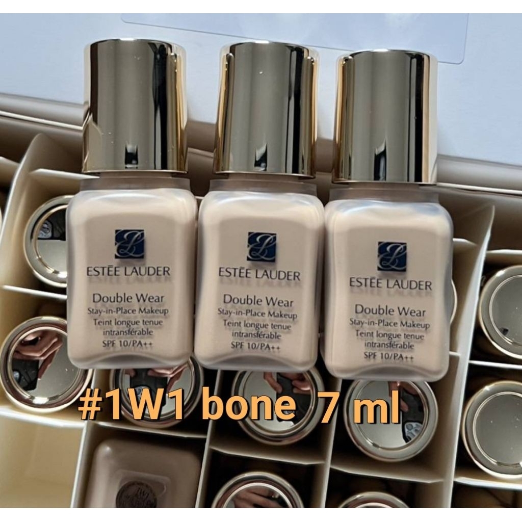 รองพื้น ET.รุ่นD0uble Wear Stay-In-Place Makeup SPF10 / PA++ ขนาด 7 ml สี #1W1 Bone (ไม่มีกล่อง)
