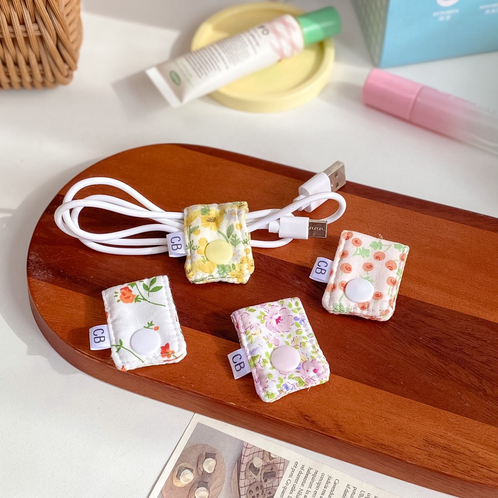 Crazy Bestie🍒ที่เก็บสายชาร์จลายน่ารัก •(CB19)