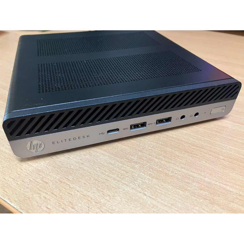 คอม HP EliteDesk 705 G5 DM 65W Mini PC สเปค Ryzen 5 Pro 3400G RAM16GB SSD128GB HDD500GB VGA Vega11 ม