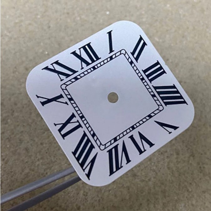 26.8MM นาฬิกา Dial Square นาฬิกา Dial อุปกรณ์เสริมการปรับเปลี่ยนนาฬิกาสำหรับเคลื่อนไหว NH35 / 36 / 4