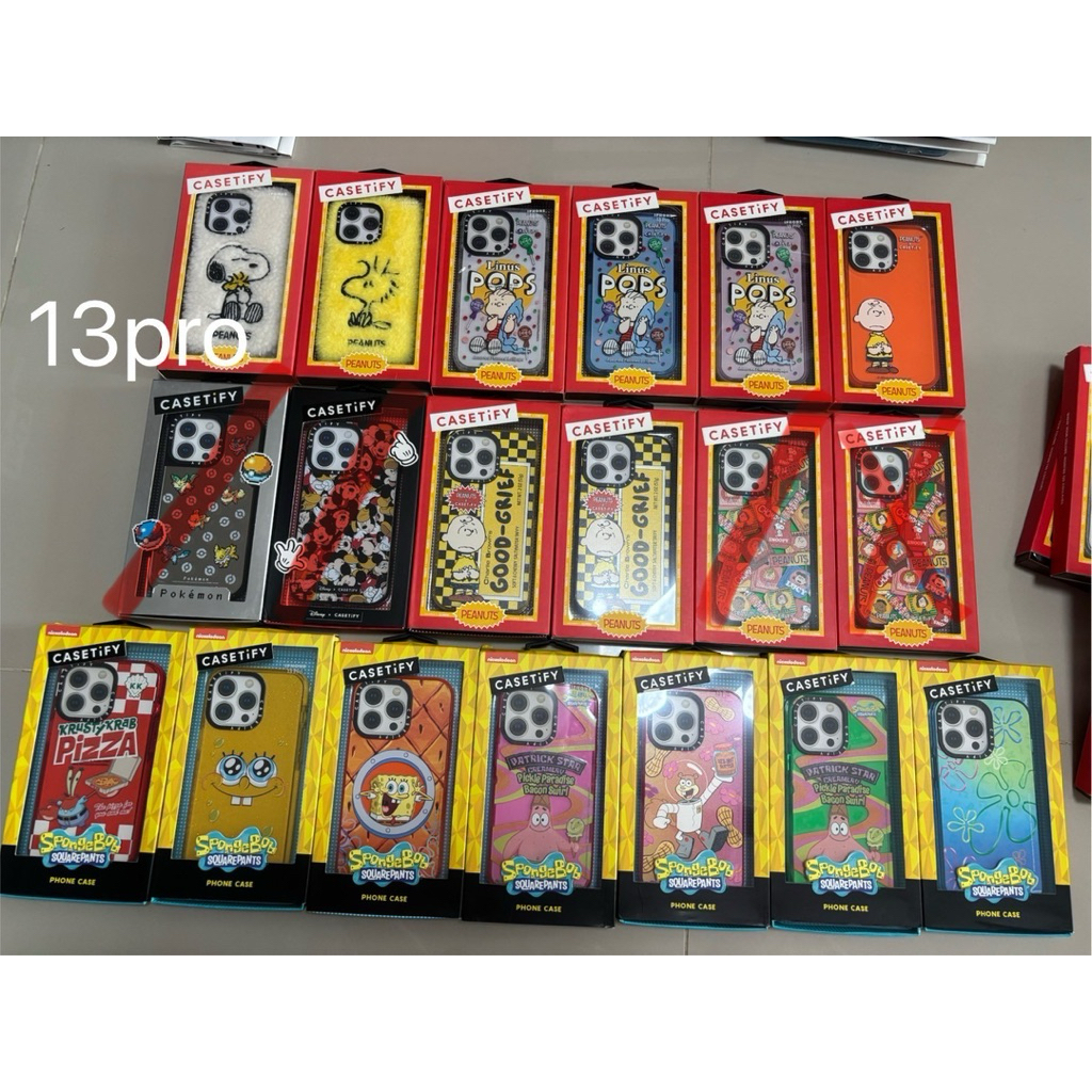 Casetify 13p ลดราคาเคลียร์สต๊อค ของแท้!!! ทักสอบถามเช็คสต๊อคชิ้นที่ต้องการก่อนสั่งนะ