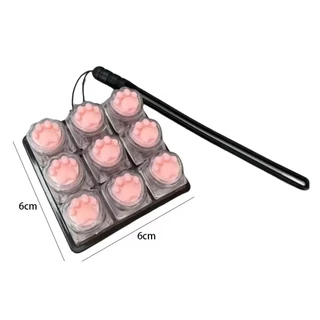 ปุ่ม คีย์บอร์ด แบบLED ของเล่น ของเล่นคลายเครียด พวงกุญแจ ลดความดัน