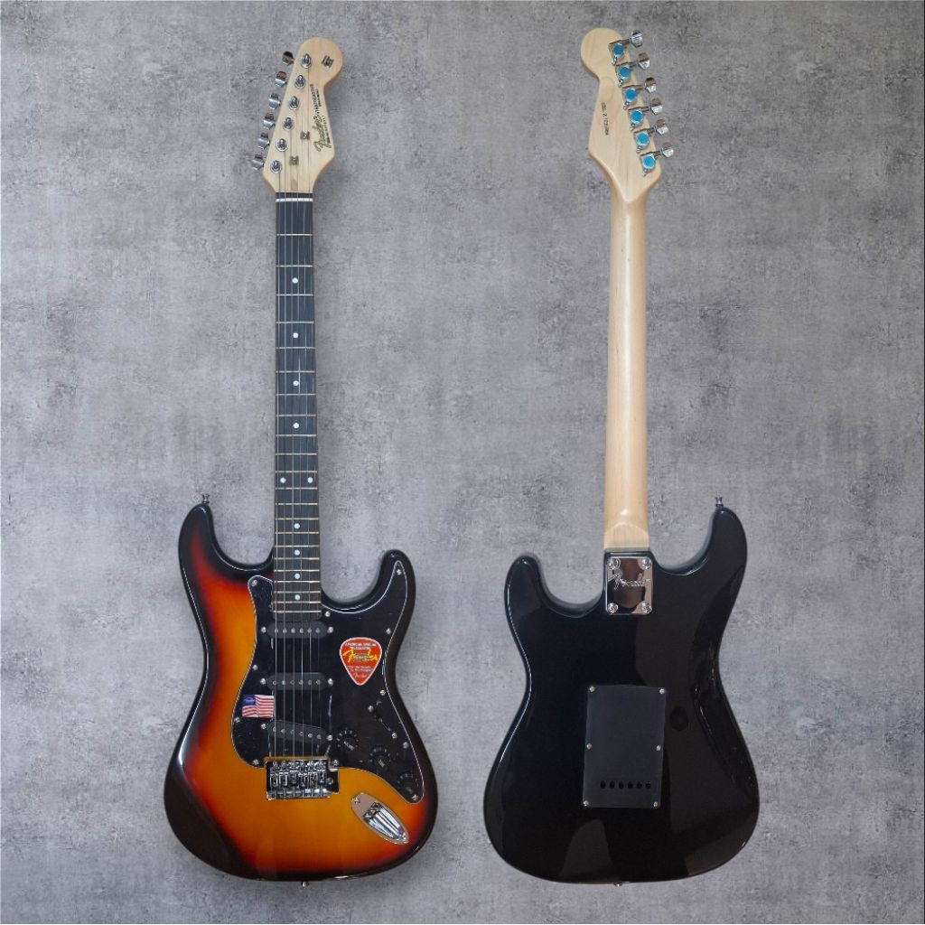 กีต้าร์ไฟฟ้า Fender Stratocaster Maxico Sunburst แถมฟรี กระเป๋า คันโยก สายแจ็ค ปิ๊ก