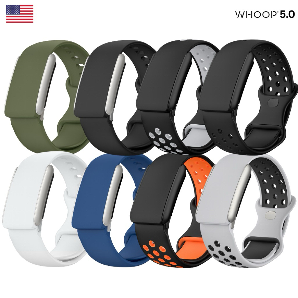[🔥SEP2025วัสดุใหม่🔥] 🇺🇸 WHOOP 5.0 สายกันน้ำ🇺🇸 กลัดเข้ารูได้เลย สายwhoop สายนาฬิกาwhoop สายรัดwhoop