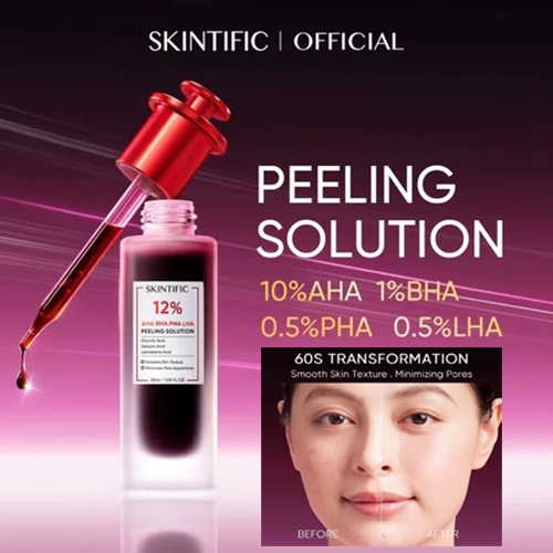 【ของแท้ 100%】12% AHA BHA PHA LHA Peeling Solution Serum 30ml Whitening Brightening