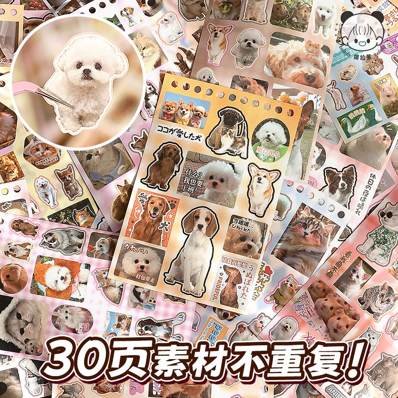 สัตว์น่ารักสติ๊กเกอร์ขนมขบเคี้ยวสติ๊กเกอร์สูตรอาหารหนังสือวัสดุสติ๊กเกอร์สมุดสติ๊กเกอร์ศิลปะหัตถกรรม - รูปที่ 4