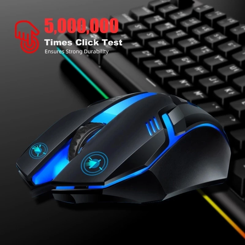 Gaming Mouse เมาส์เกมมิ่งมีสาย RGB ปรับ DPI thumbnail 4
