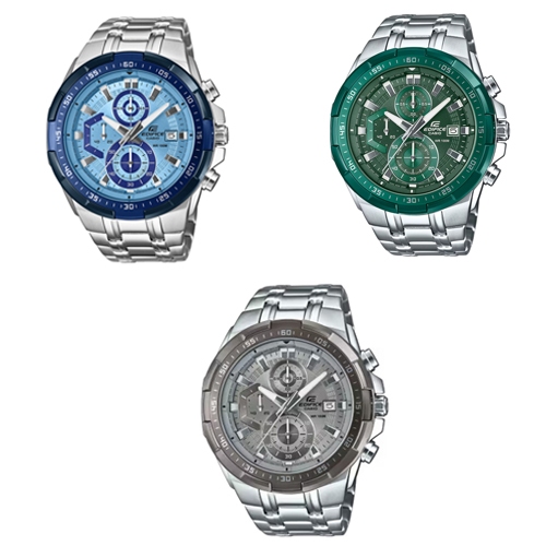 Edifice นาฬิกาข้อมือผู้ชาย สายสแตนเลส รุ่น EFR-539DE,EFR-539DE-2A,EFR-539DE-3A,EFR-539DE-8A