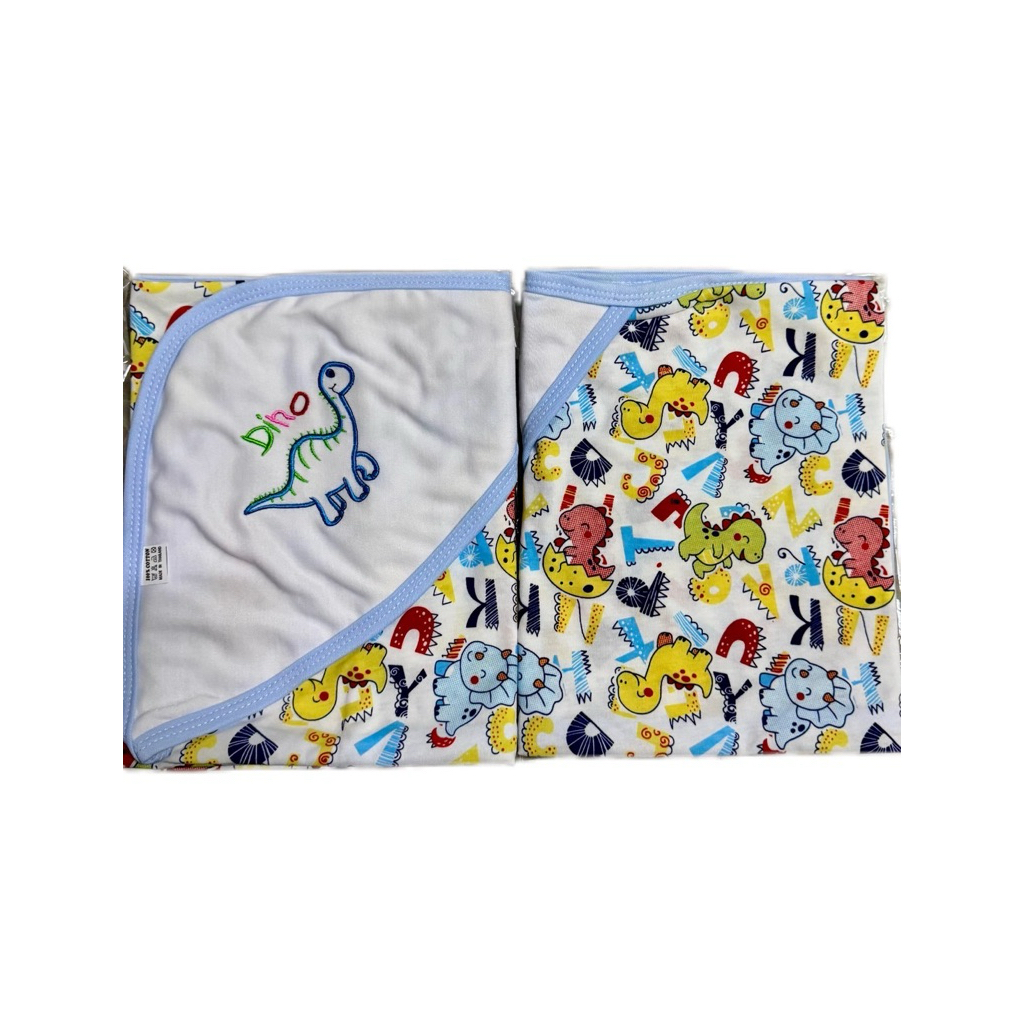 ผ้าห่อตัวคอตตอน 1 ผืน คละลาย - รูปที่ 7