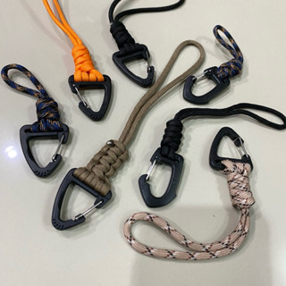 เชือก ถัก พร้อมหูเกี่ยว ล็อคสปริง ห้อยของ ใช้งานได้ อเนกประส…