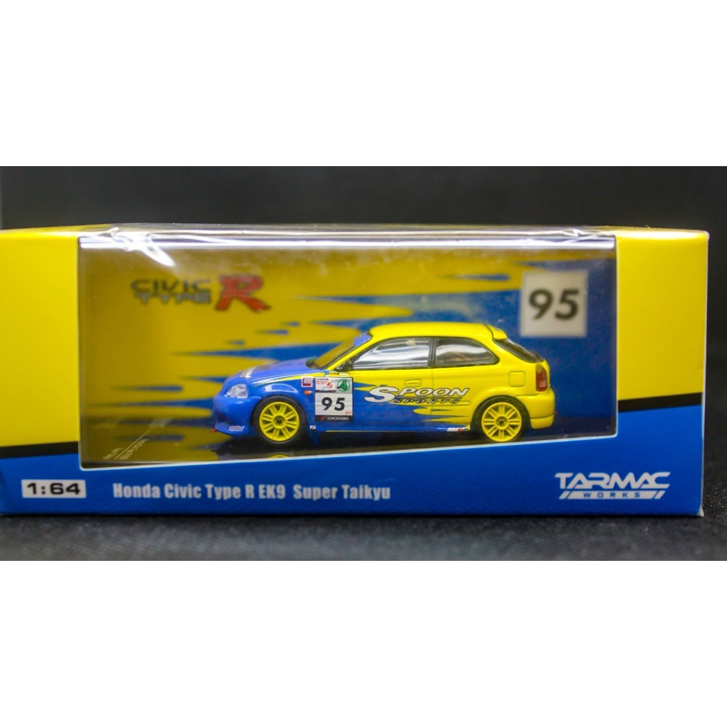 TARMAC WORKS HONDA CIVIC TYPE R EK9 SUPER TAIKYU SPOON SPORTS #95