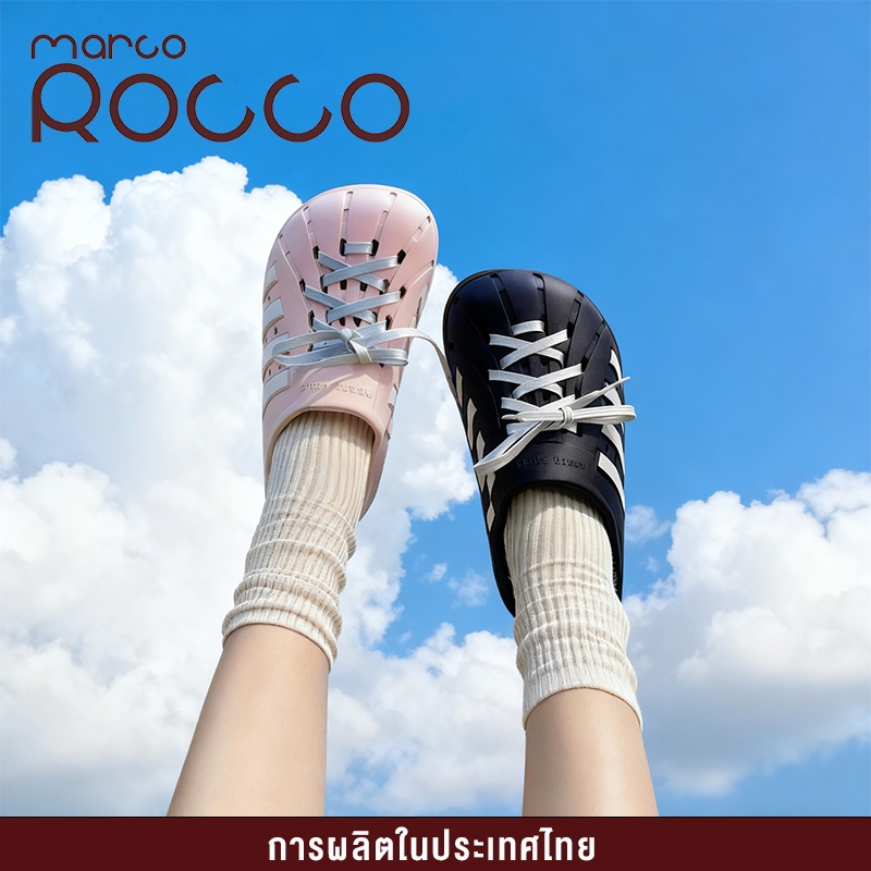 Marco Rocco รองเท้าหัวโตแฟชั่น EVA ระบายอากาศได้ดี น้ำหนักเบา นุ่มใส่สบายเท้า รองเท้าแตะแบบสวมMR8015