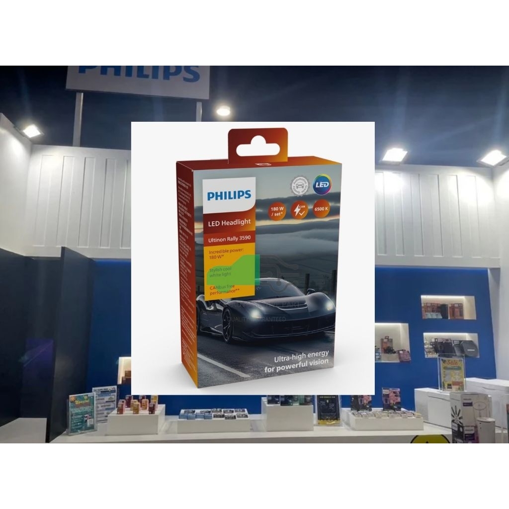หลอดไฟหน้า LED Philips Ultinon Rally 3590