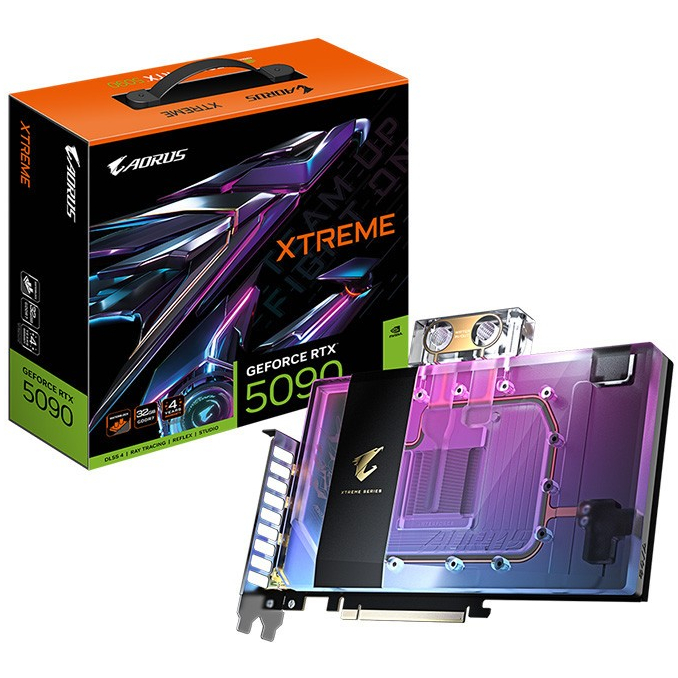 AORUS RTX5090 XTREME WATERFORCE WB 32GB GDDR7