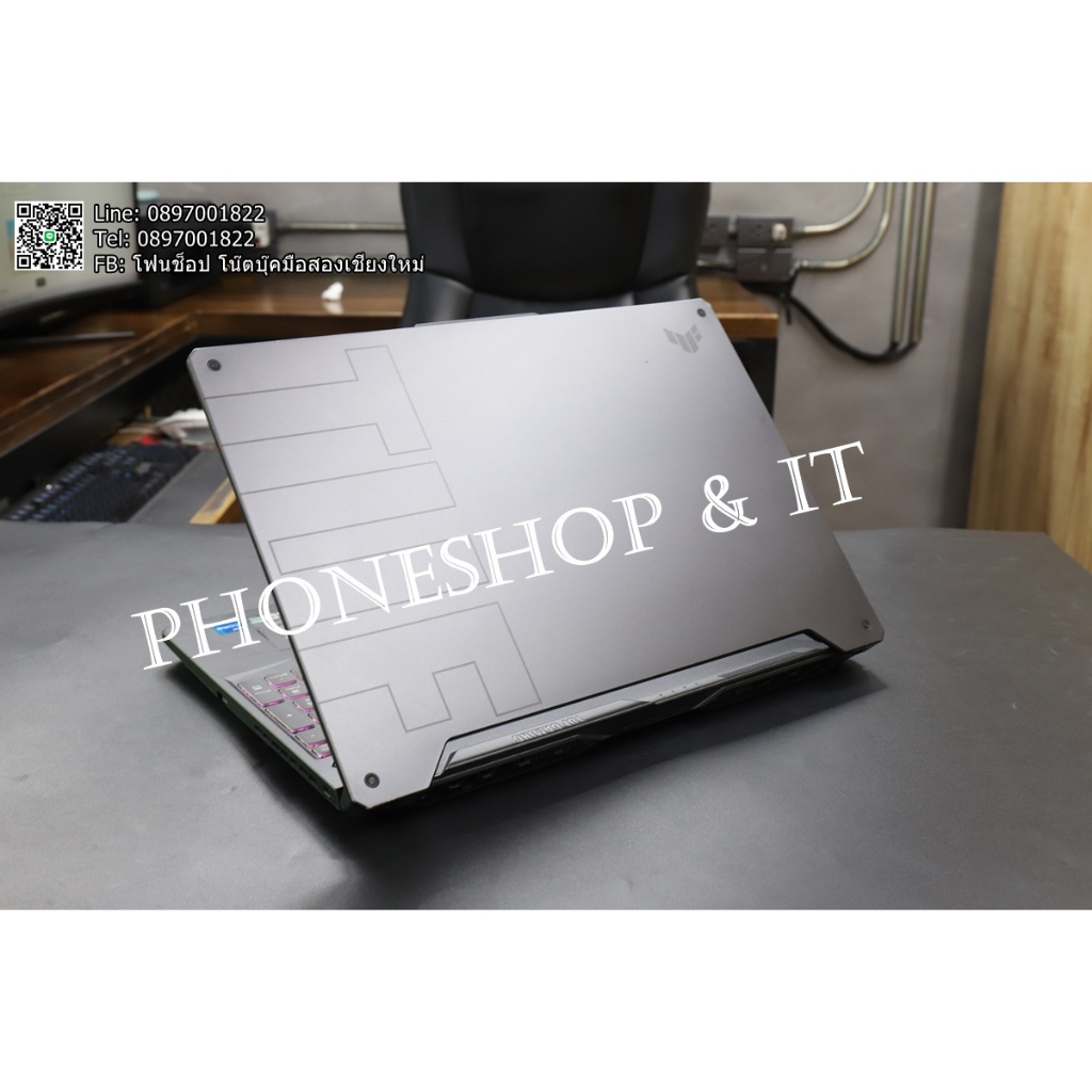 Asus TUF Gaming F15 FX506HC-HN002T (RAM 16 GTX 3050) ราคา 18,900 บาท