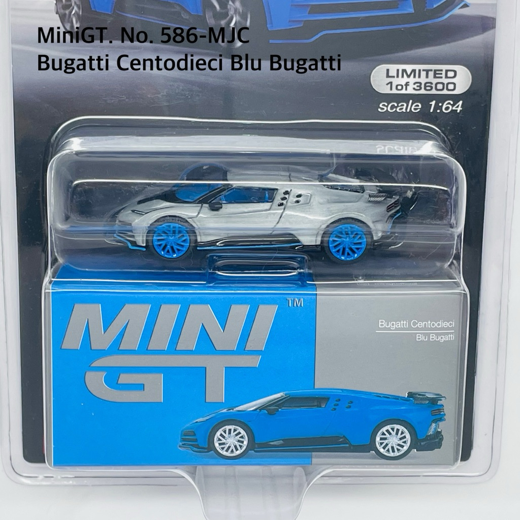 MiniGT📌No. 586-MJC 📌 Bugatti Centodieci Blu Bugatti