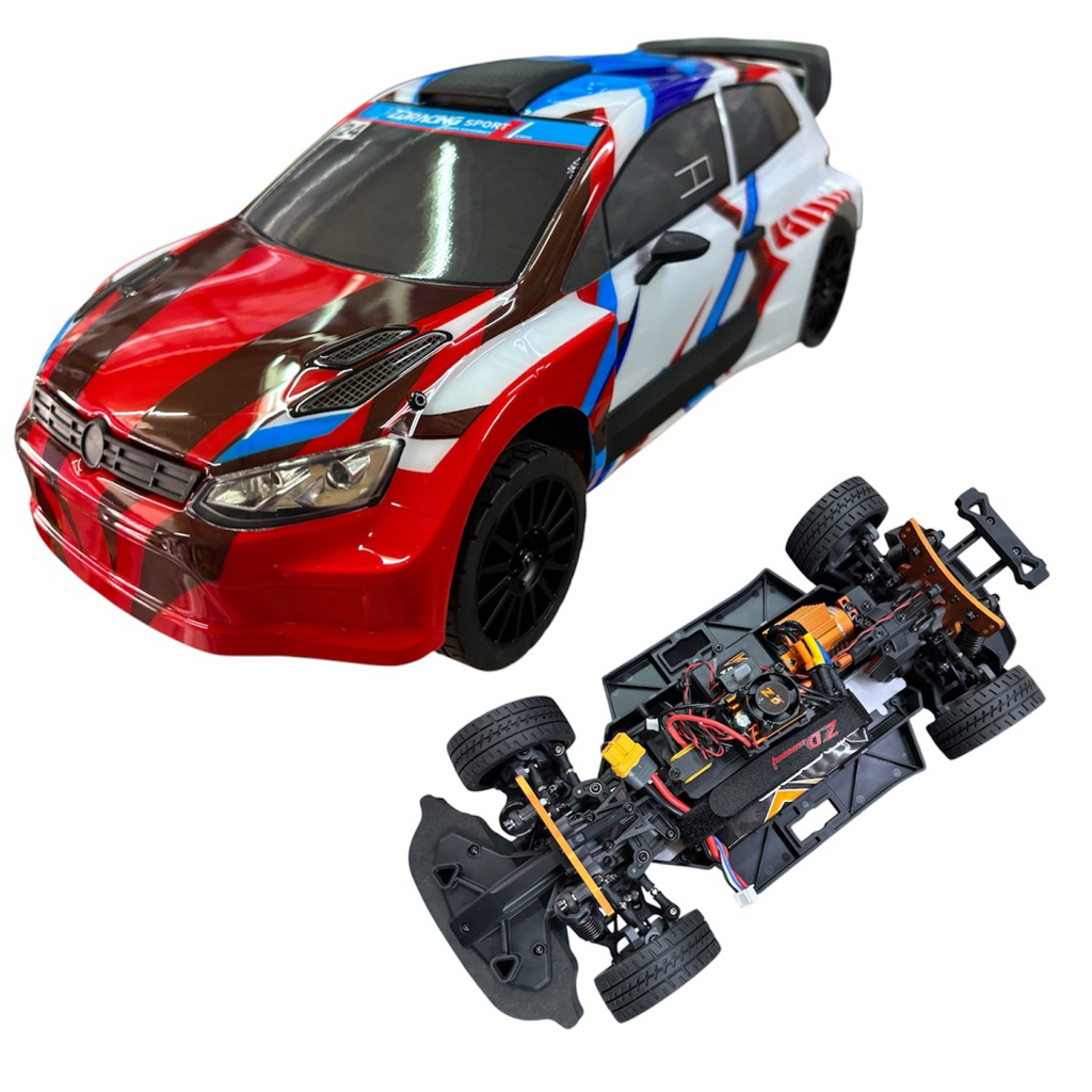 รถ ZD Racing RX12 รถแรลลี่ 1:12 4WD รีโมท2.4GHz (มอเตอร์บัสเลส)50-80km/hแบต3S ระบบไฟฟ้าได้แบตเตอรี่ช