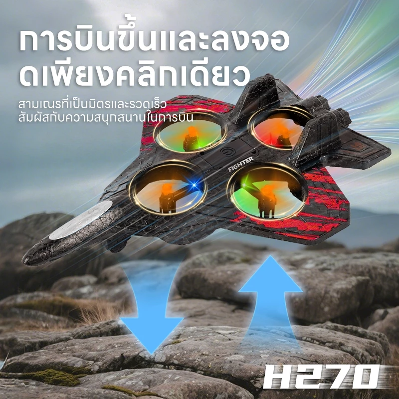 JOYTOYS "เครื่องบินควบคุมระยะไกล 2.4GHz โฟมกันน้ํารีโมทคอนโทรลเครื่องบิน" thumbnail 6