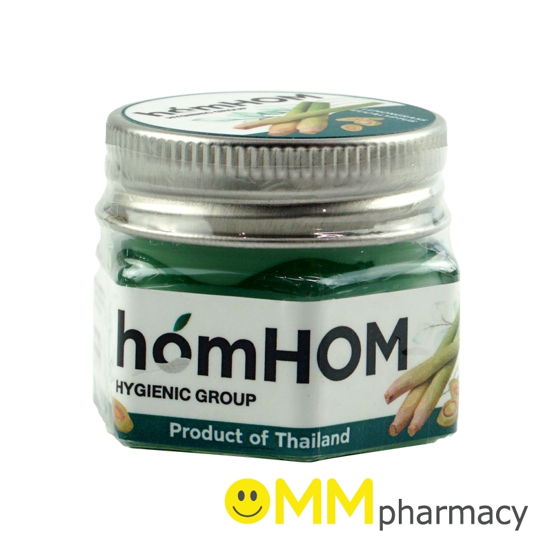 HOMHOM NATURAL BALM 25G.(สีเขียว)