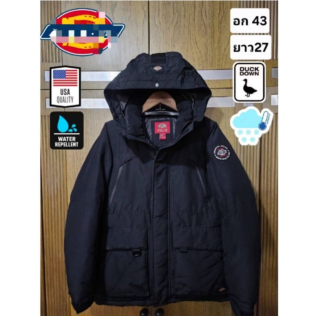 เสื้อกันหนาวขนเป็ด Parka แบรนด์ DICKIES USA มือ2ของแท้