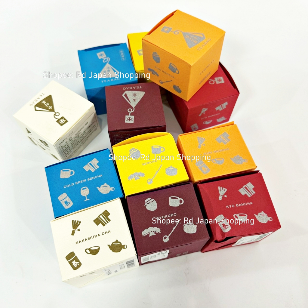 พร้อมส่งที่ไทย ของแท้ มัทฉะ ร้านดัง นาคามูระ Nakamura Tokichi Tea Bag โฮจิฉะ Sencha Gyokuro Matcha ช