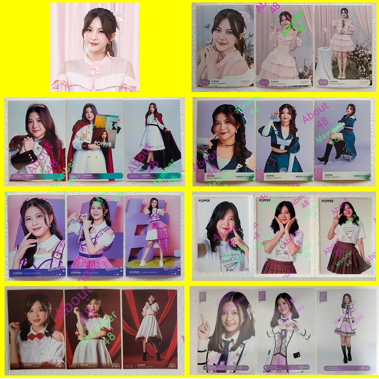 ป๊อปเป้อ BNK48 (1) Photoset คอมพ์ Colorcon Wink Green Flash First Rabbit Popper Bnk รุ่น3 (1) Comp