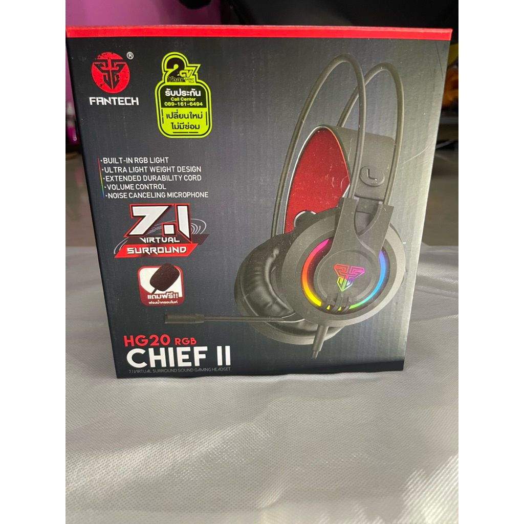 หูฟังเกมมิ่ง Fantech HG20 RGB Black/20 kHz/50 mm