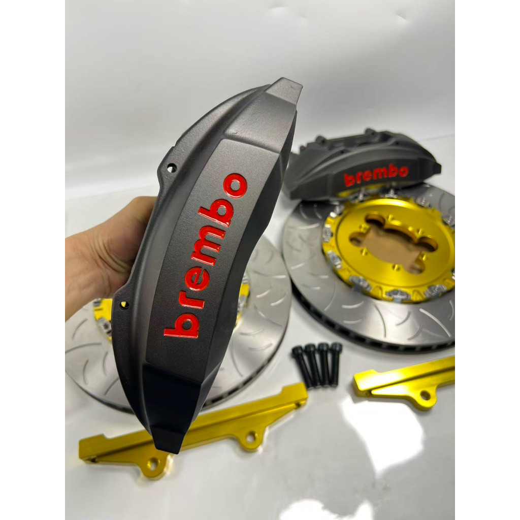 เบรค5u ปั้มแท้ ผ้าเบรคGoogai เกรดtiger หมุดH สำหรับล้อขอบ18และขอบ19