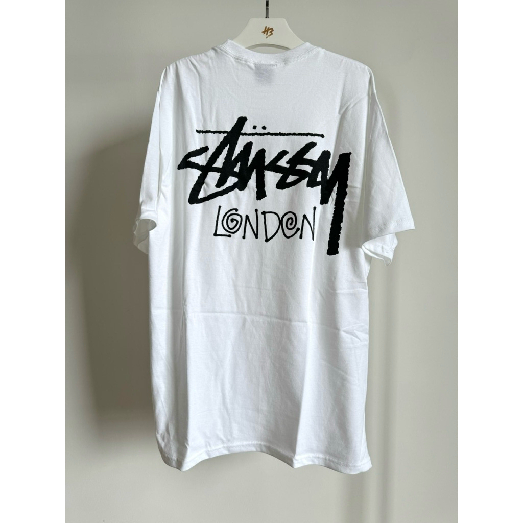 [ของแท้] STÜSSY LONDON TEE WHITE พร้อมส่ง