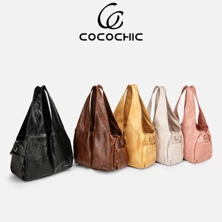 【COCOCHIC】 Feminine Tote Bagขนาดใหญ่ ดีไซน์เรียบหรู ใบเดียวจบ ครบทุกลุค ใช้งานได้ทั้งวันทำงานและวันสบายๆ