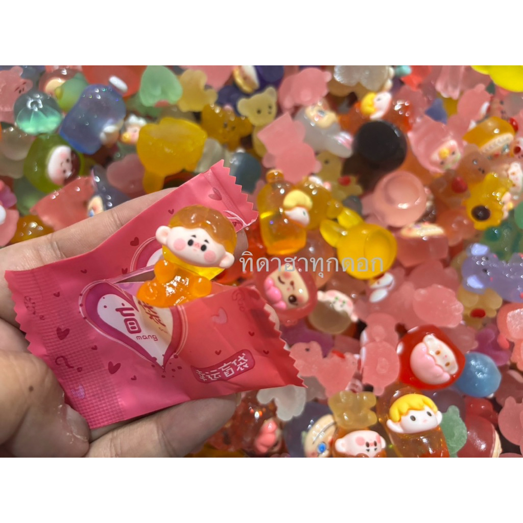 พร้อมส่งในไทย   ซองสุ่มเรซิ่นเรืองแสงจิ๋ว ขนาด M+L คละแบบ  ไปพร้อมซองฉีกลุ้น ราคา ถูกที่สุด ดีลบีเคเค แกลเลอรีภาพที่ 3