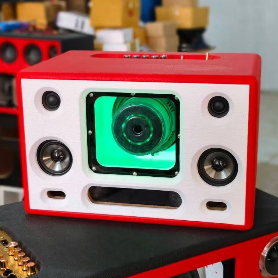 ลำโพงบลูทูธ DIY แบนพาส ซับ6.5นิ้ว คาราโกะแม่เหล็ก 2 ชั้นแบตในตัว เบสแน่นลอยๆกลาง3 นิ้วแอมป์ BT 21ชิฟ