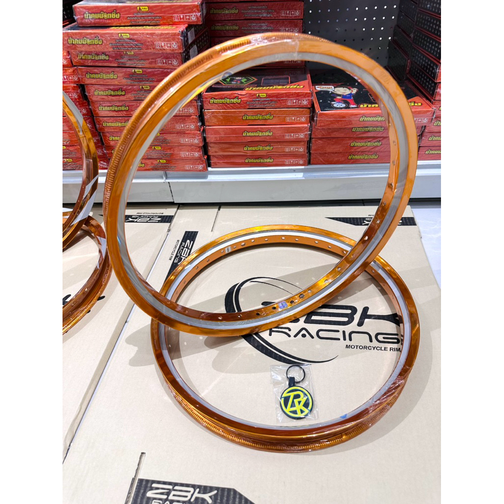 ZBKRacing ล้อZBK AKRONT MORAD SPAIN🇪🇸ลายทูโทน2กษัตย์สีทองปี10เนื้อมันฉ่ำ(ตัวท็อปPremium)