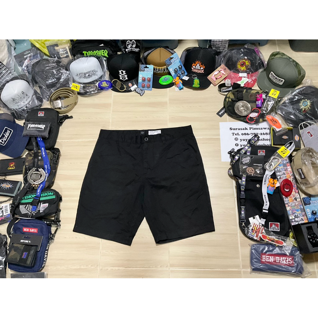 กางเกงขาสั้น RVCA The WEEK-END CHINO สภาพใหม่ (ป้าย36) เอววัดจริง38