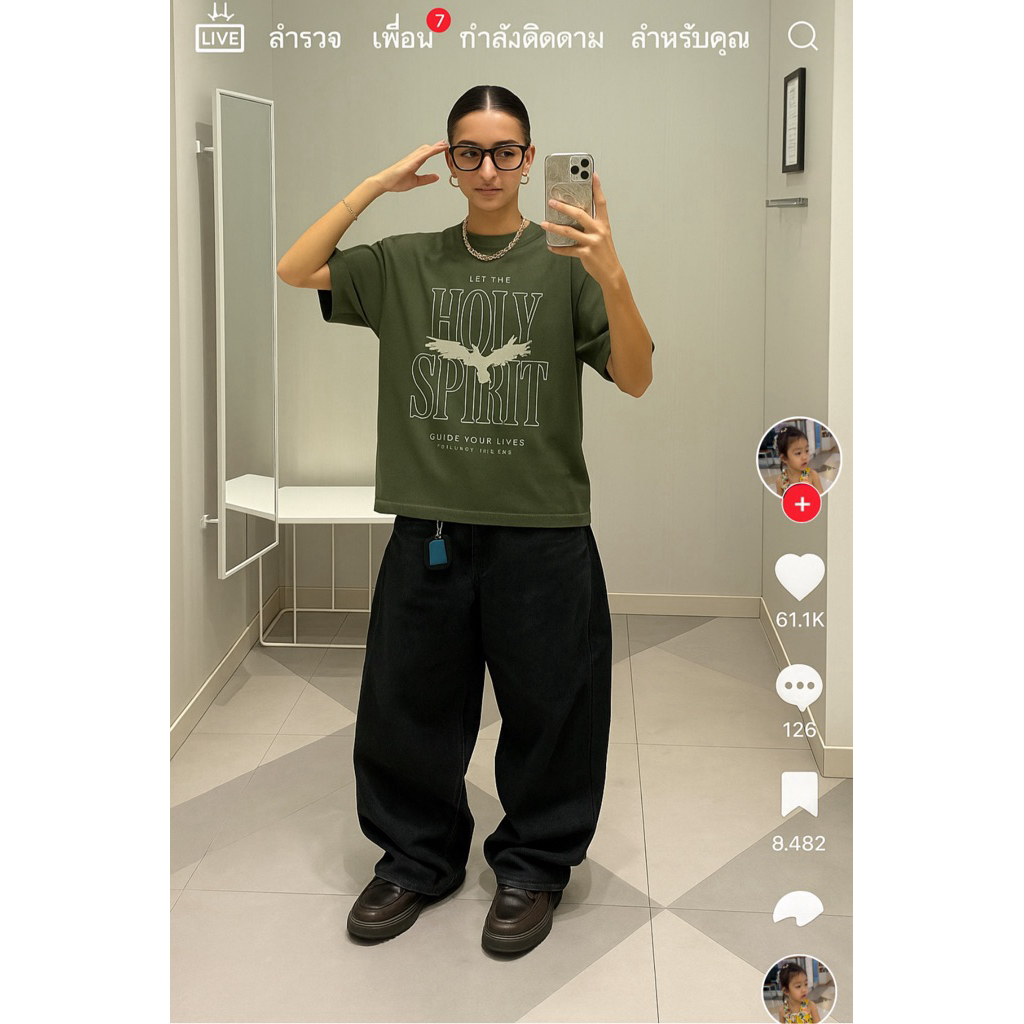 7TH Street ( เซเว่นสตรีท ) เสื้อยืด Streetwear รุ่น L-HLY007  7th Street - Light Collection.