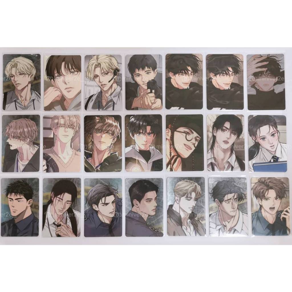 (LIVE ลด 50% 200฿)(พร้อมส่ง) การ์ด ตำรวจ Lezhin A B AR MD Project Daybreak ของแท้ มันฮวา