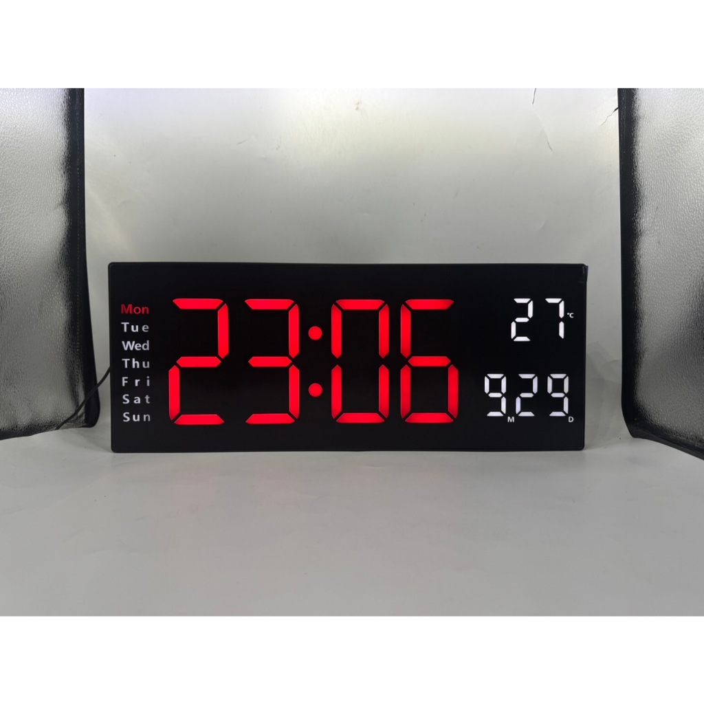 46CM นาฬิกาดิจิตอล นาฬิกาLED นาฬิกาจับเวลาถอยหลัง ปรับแสงได้10ระดับ ปรับAutoได้ สินค้าพร้อมจัดส่ง - รูปที่ 6