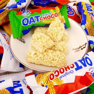 ข้าวโอ๊ตอัดแท่ง ฟินทุกคำ กรุบกริบ หอมข้าวโอ๊ต พร้อมช็อกโกแลต (ขนาด 400 กรัม/ห่อ)