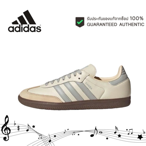 （ของแท้ 100%）adidas originals Samba OG รองเท้าผ้าใบ รองเท้าลำลอง JH7299 สีน้ำเงิน
