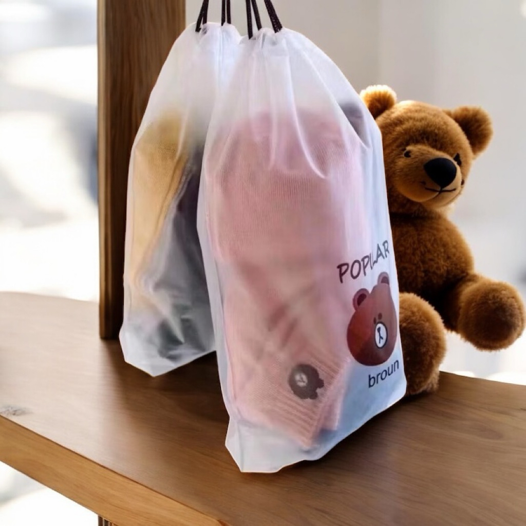 ถุงเท้าข้อสั้น หมีบราวน์ 10คู่ 10สี+ถุงน่ารักๆ ถุงเท้า ลายเป็ด ดอกเดซี่ cony ผ้านิ่มใส่สบาย ไม่หนา