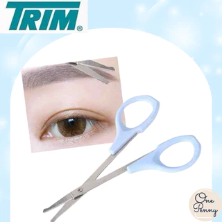 [โปร 1 แถม1] Trim กรรไกรตัดขนจมูก มีปลอกสวม ตกแต่งติ้ว หัวกรรไกรโค้งมน พร้อมส่งจากไทย