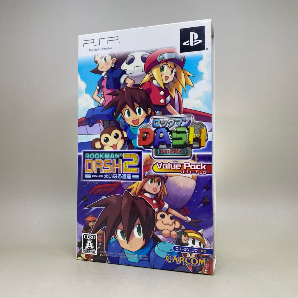 Rockman DASH 1 + 2 Value Pack (Mega Man Legends)(PSP) | Sony PlayStation Pocket | Zone 2 Japan | Jap
