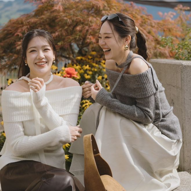 Elena sweater  สเวตเตอร์สายแกรมลูกคุณสุดๆ ใส่ได้หลายสไตล์