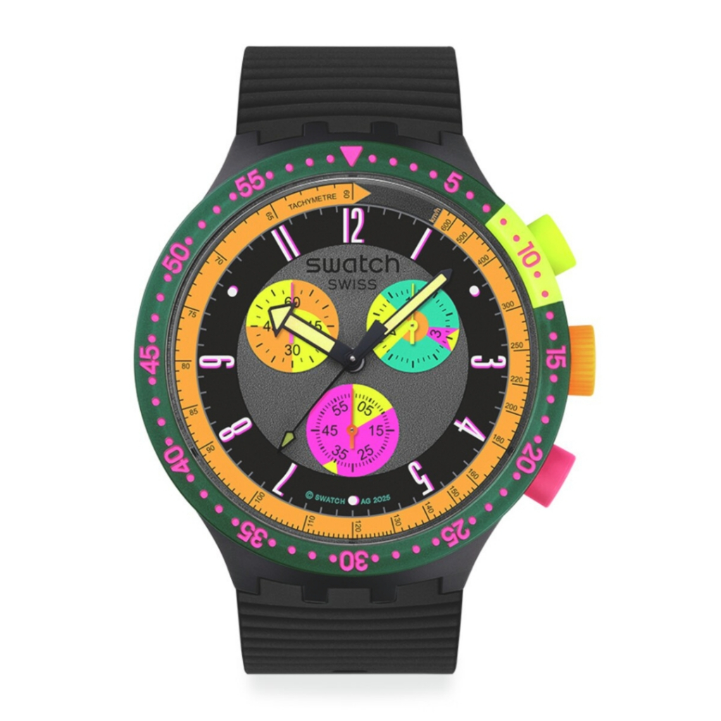 Swatch นาฬิกาผู้ชาย SWATCH NEON SEPPIA รุ่น SB02B104