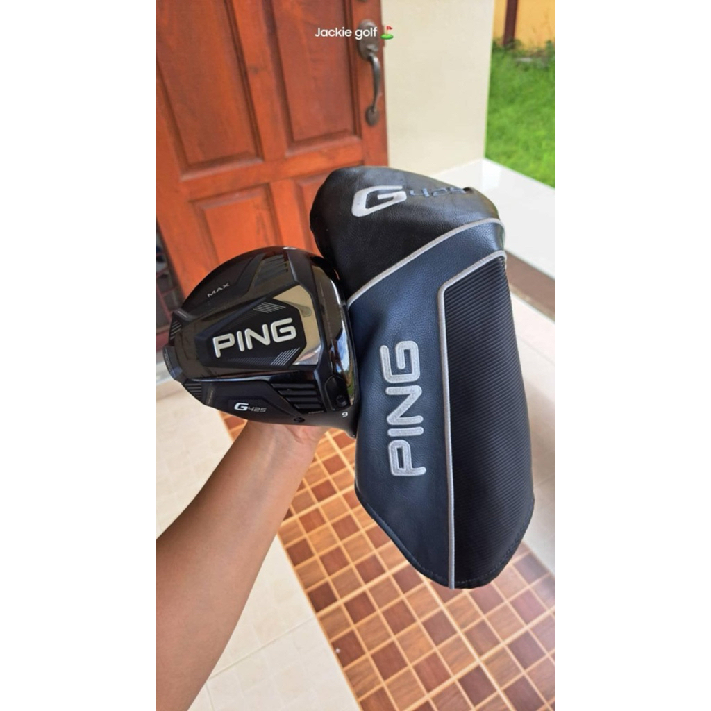ไม้กอล์ฟ มือสองสภาพดี หัวไดร์เวอร์ PING G425 MAX Loft 9' + sleeve